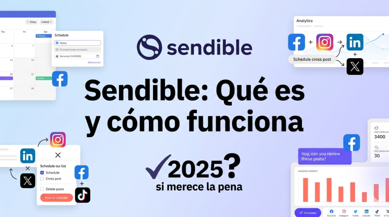Sendible cómo funciona