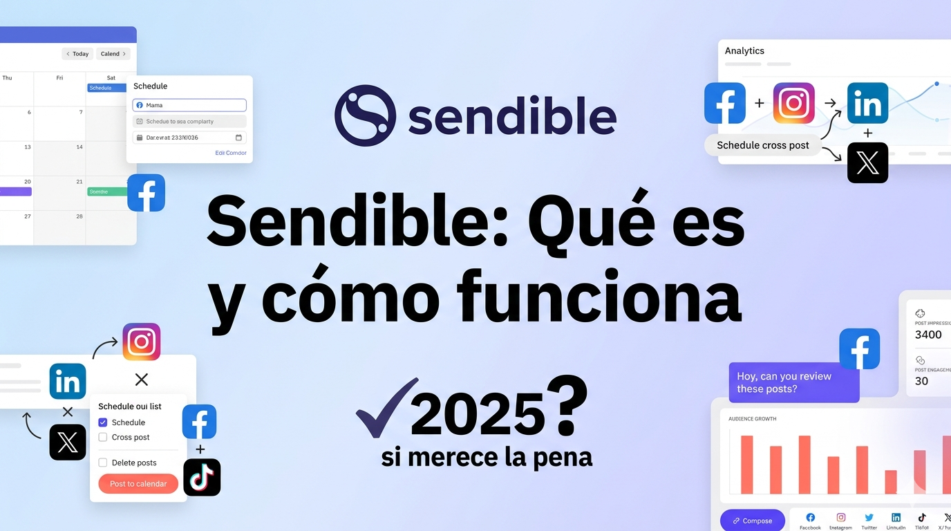 Sendible cómo funciona
