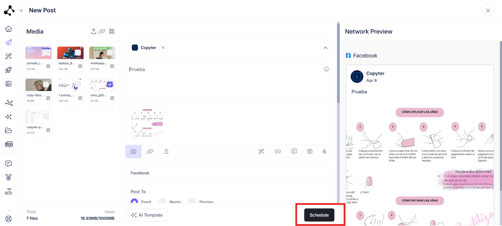programar publicaciones en Instagram